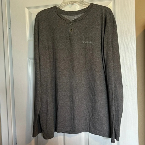 Columbia Omni-Wick men’s gray long sleeve t-shirt size XL - Picture 1 of 8